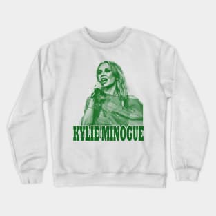 Kylie Minogue (19) - green solid style Crewneck Sweatshirt